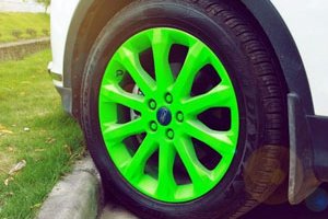汽车轮毂改色效果图